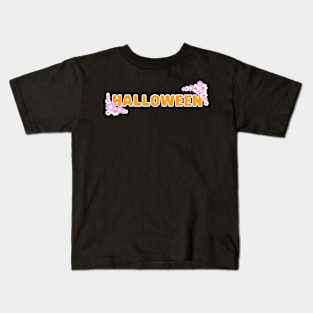halloween bib flower Kids T-Shirt